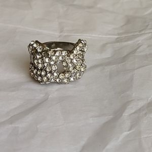 Charming Charlie Chunky Rhinestone Ring